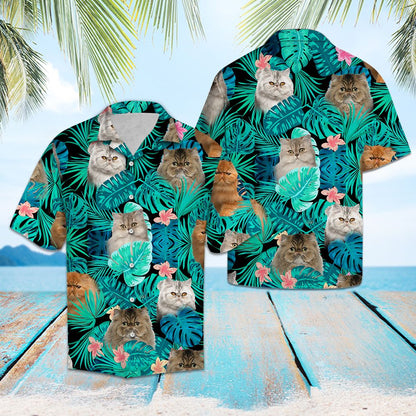 Tropical Persian Cat G5702 - Hawaii Shirt