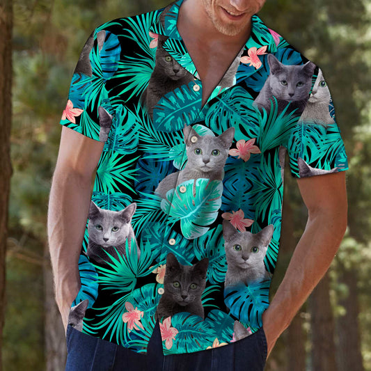 Tropical Russian Blue G5702 - Hawaii Shirt