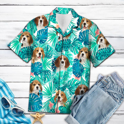 Tropical Beagle H2715 - Hawaii Shirt