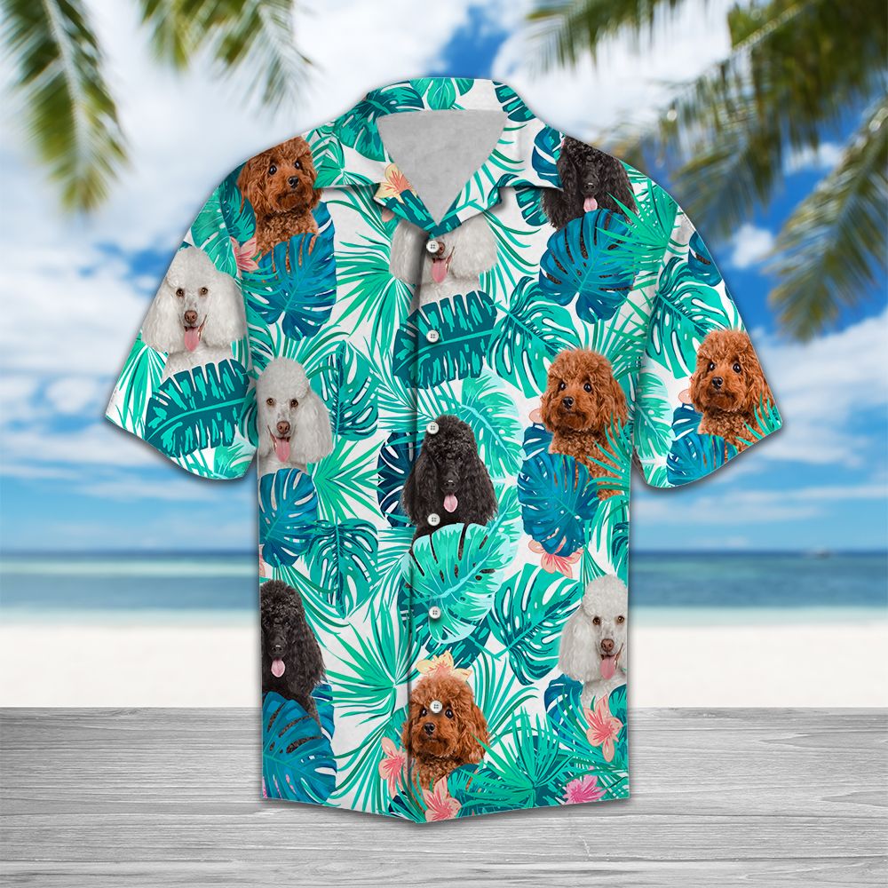 Tropical Poodle H2717 - Hawaii Shirt