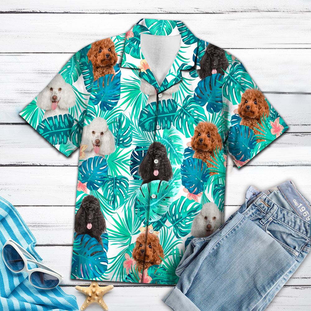 Tropical Poodle H2717 - Hawaii Shirt