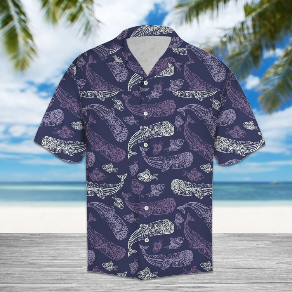 Amazing Whale H2764 - Hawaii Shirt