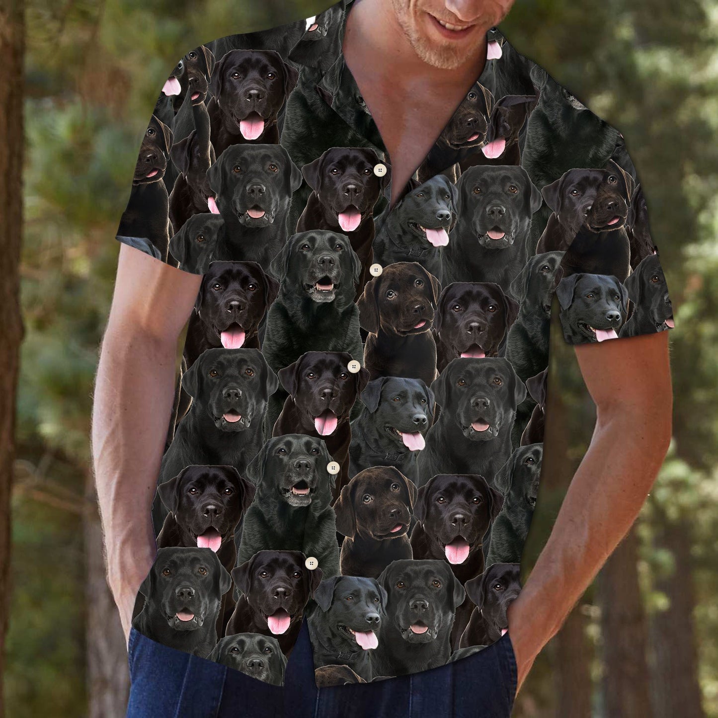 Black Labrador Retriever Awesome D0207 - Hawaii Shirt