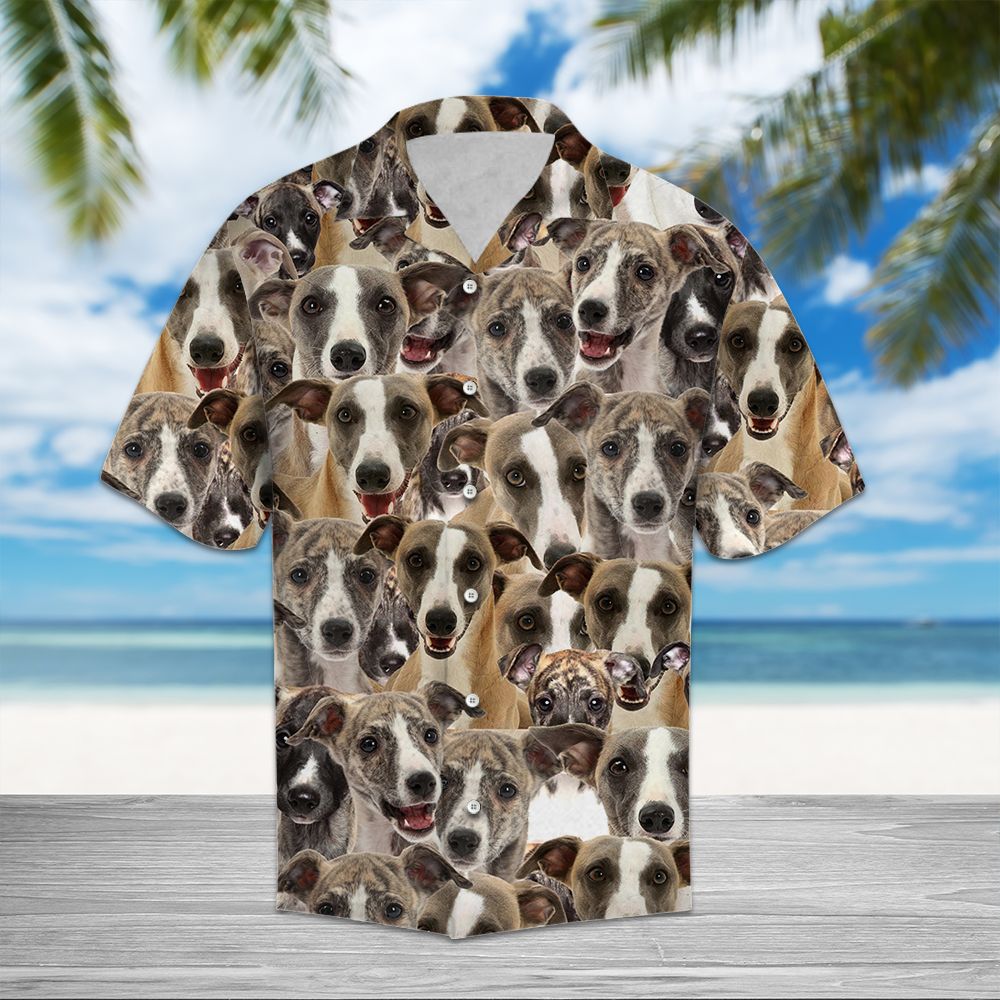 Whippet Awesome D0207 - Hawaii Shirt