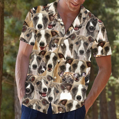 Whippet Awesome D0207 - Hawaii Shirt