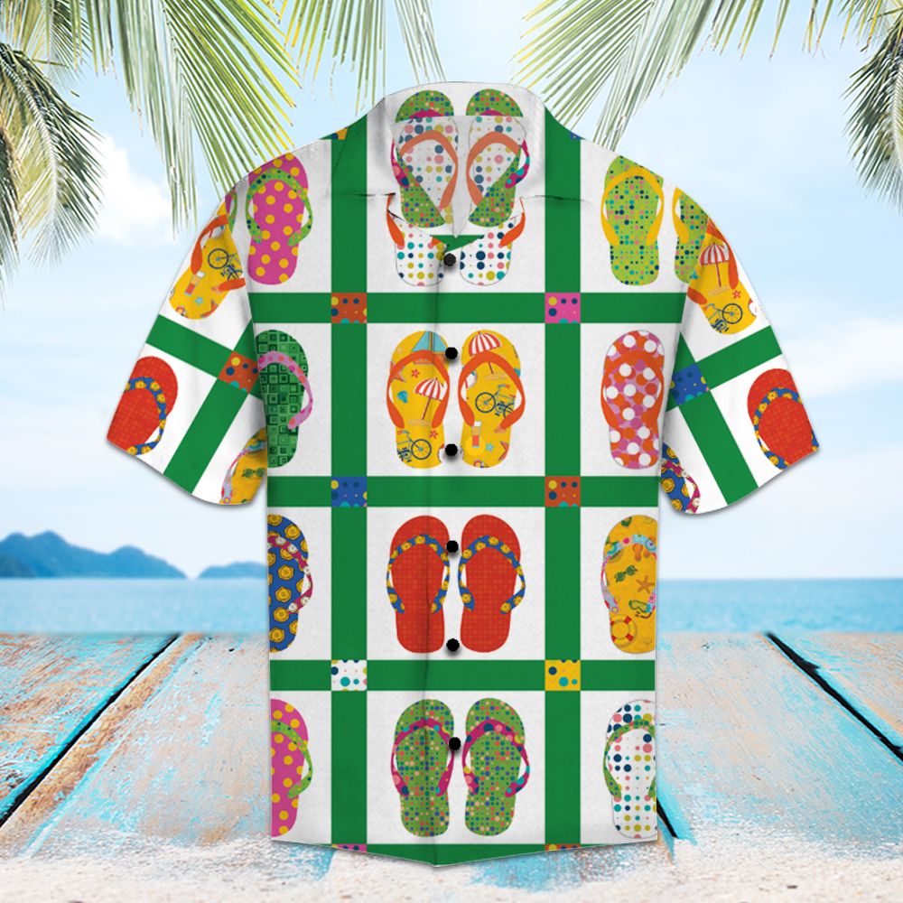 Colorful Flip Flop H2739 - Hawaii Shirt