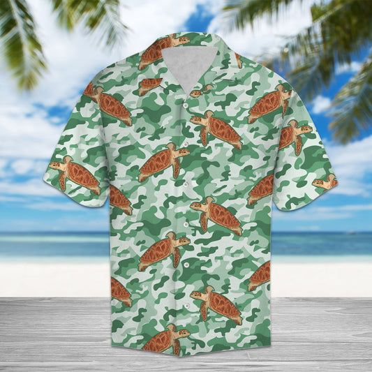 Turtle Camo H2742 - Hawaii Shirt