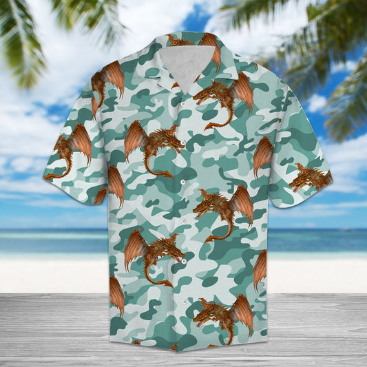 Dragon Camo H2744 - Hawaii Shirt