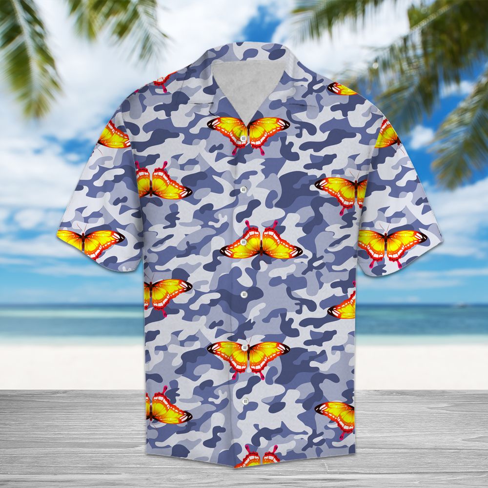 Butterfly Camo H2745 - Hawaii Shirt
