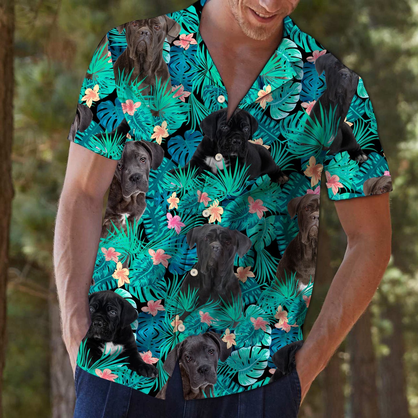 Cane Corso Tropical T0207 - Hawaii Shirt