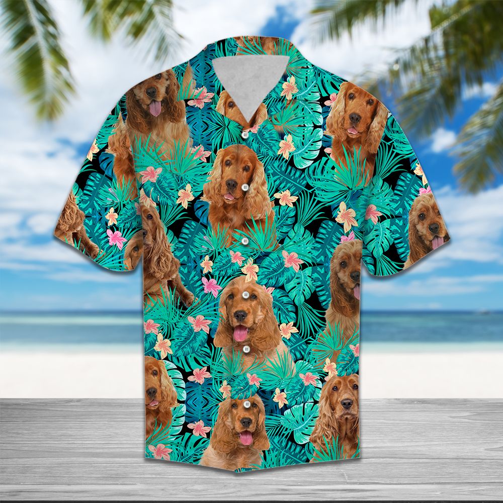 Cocker Spaniel Tropical T0207 - Hawaii Shirt