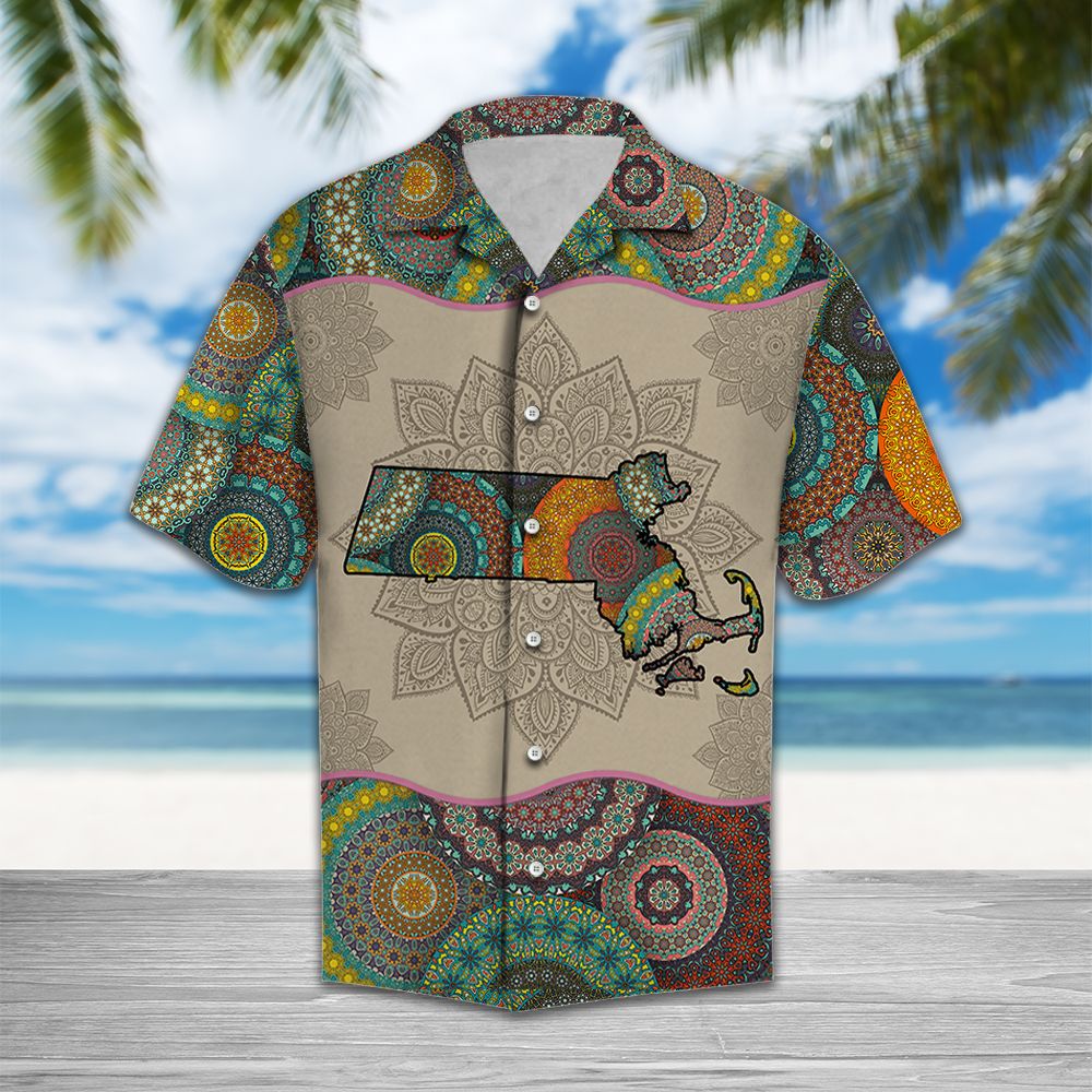 Awesome Massachusetts Mandala H27006 - Hawaii Shirt