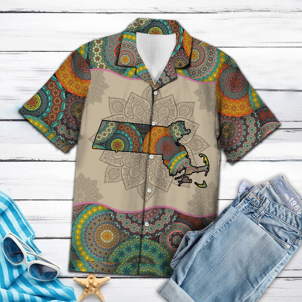 Awesome Massachusetts Mandala H27006 - Hawaii Shirt