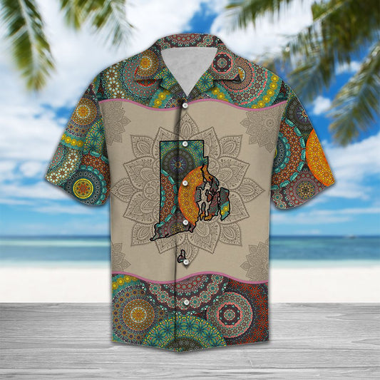 Awesome Rhode Island Mandala H27008 - Hawaii Shirt