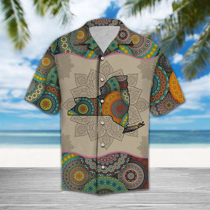 Awesome New York Mandala H27010 - Hawaii Shirt