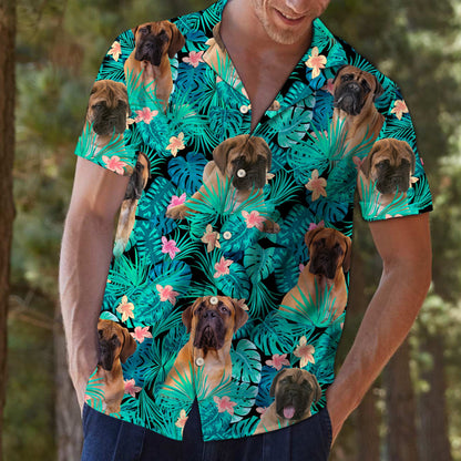 Bullmastiff Tropical T0207 - Hawaii Shirt