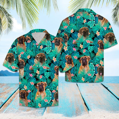 Bullmastiff Tropical T0207 - Hawaii Shirt