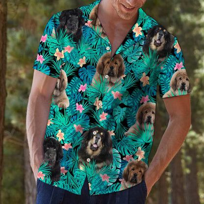 Tibetan Mastiff Tropical T0207 - Hawaii Shirt