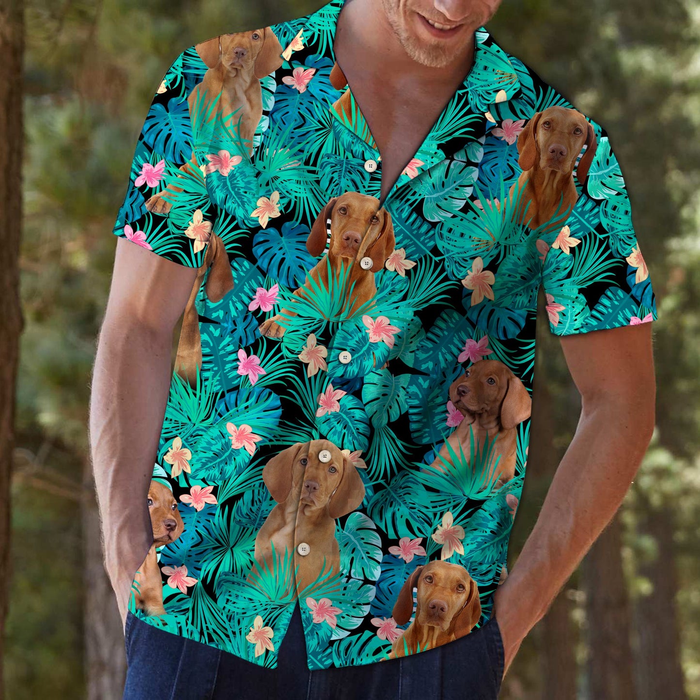 Vizsla Tropical T0207 - Hawaii Shirt