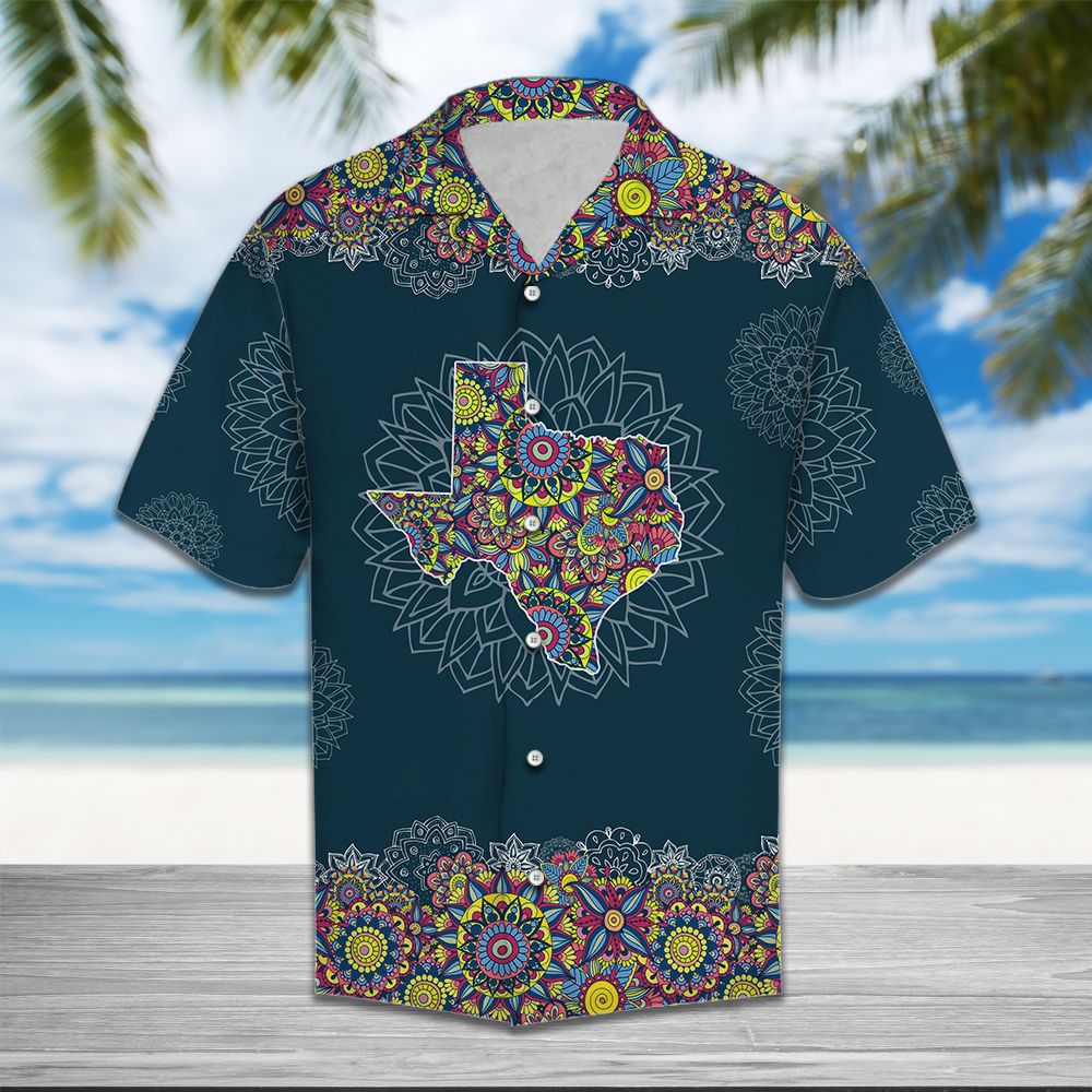 Texas Mandala T0207 - Hawaii Shirt