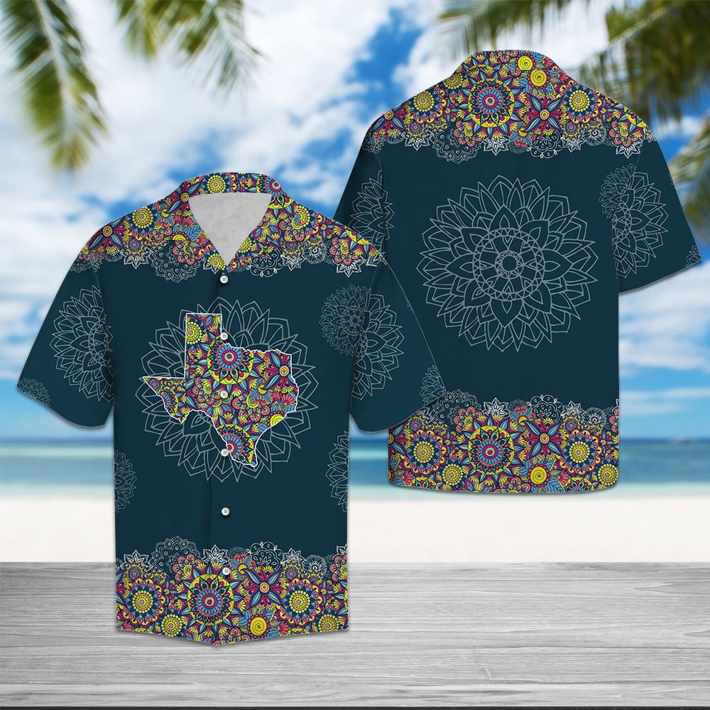 Texas Mandala T0207 - Hawaii Shirt