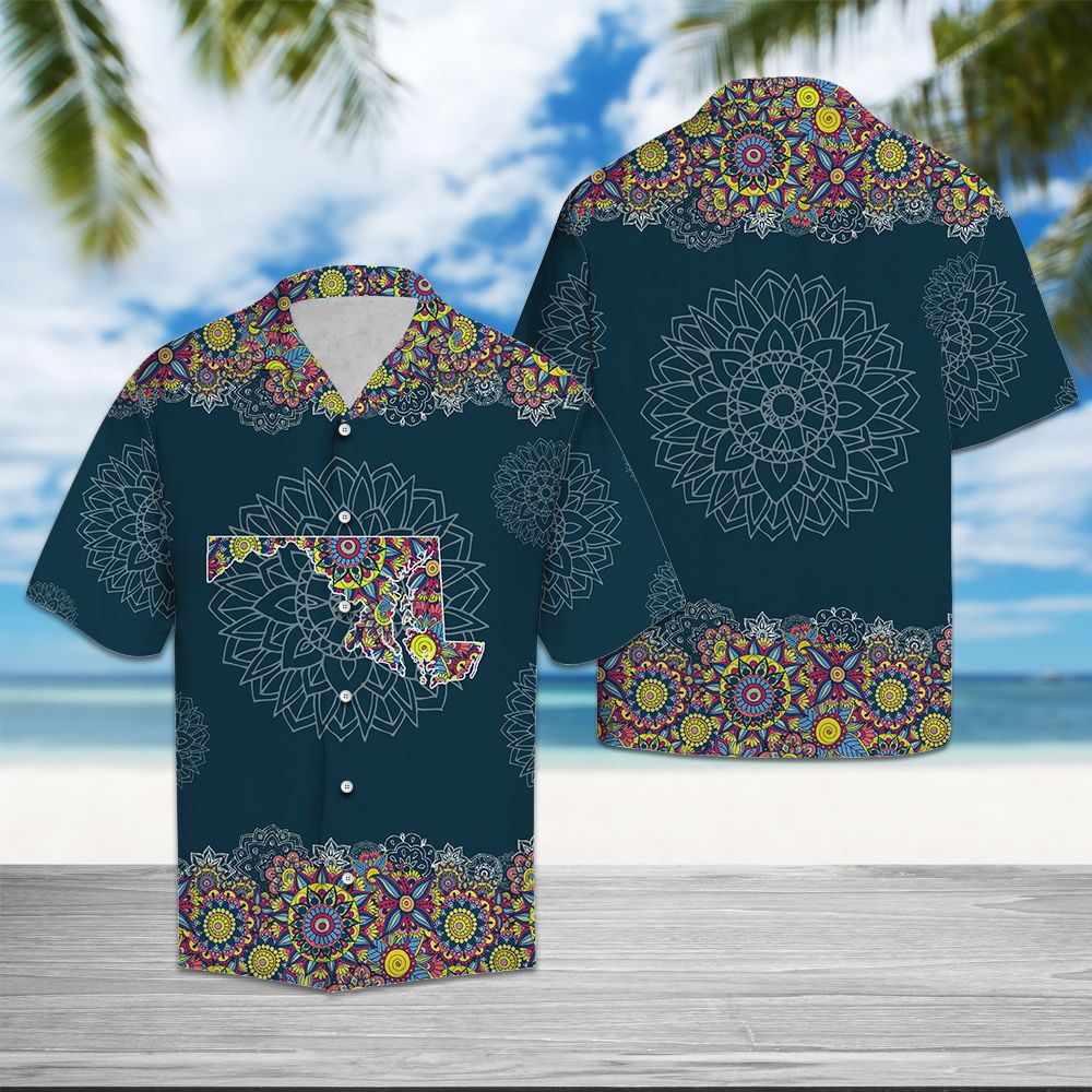 Maryland Mandala T0207 - Hawaii Shirt