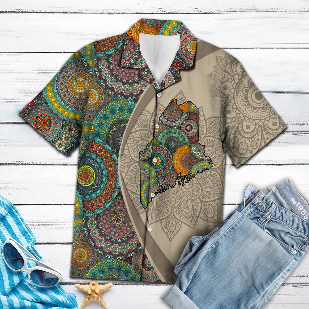 Maine Mandala H27050 - Hawaii Shirt