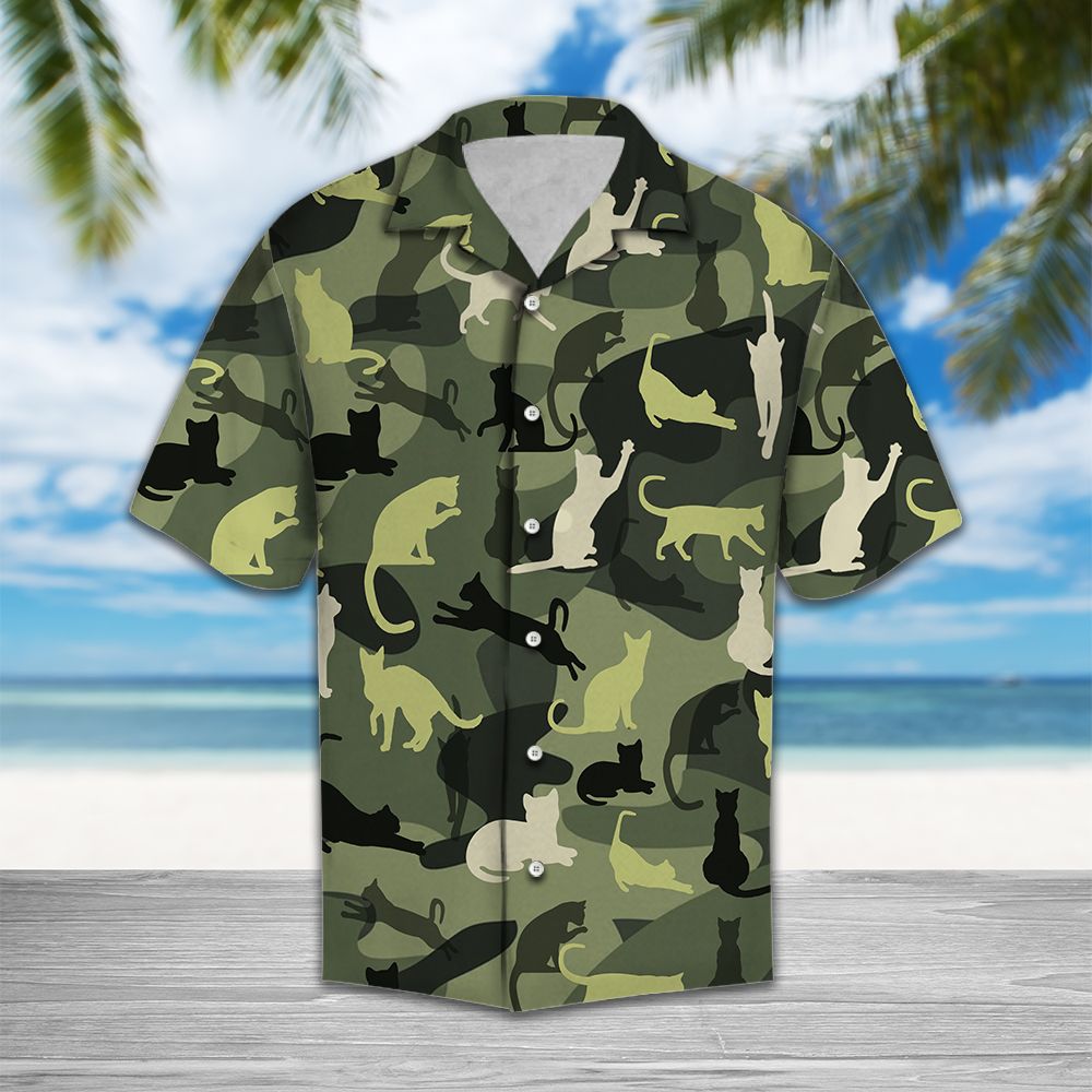 Cat Camo H2721 - Hawaii Shirt