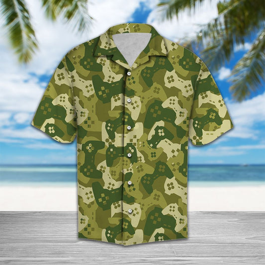 Amazing Camouflage Gaming joysticks H2723 - Hawaii Shirt