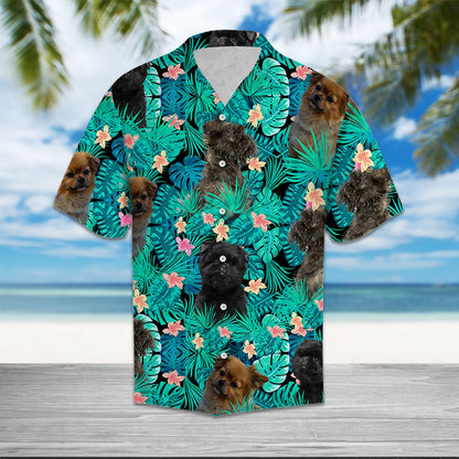 Affenpinscher Tropical T0307 - Hawaii Shirt