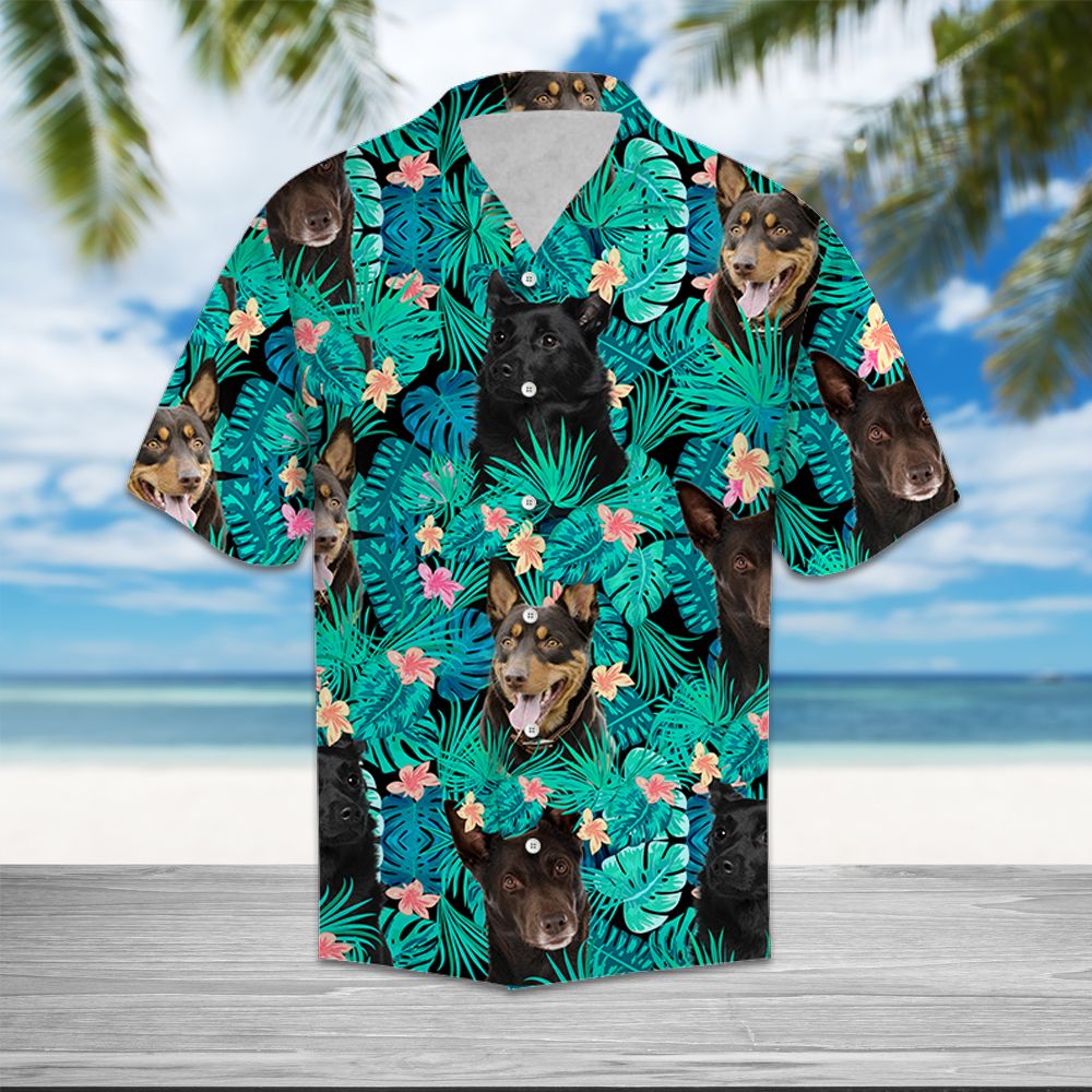 Australian Kelpie Tropical T0307 - Hawaii Shirt