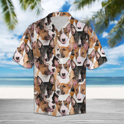Miniature Bull Terrier Awesome D0307 - Hawaii Shirt