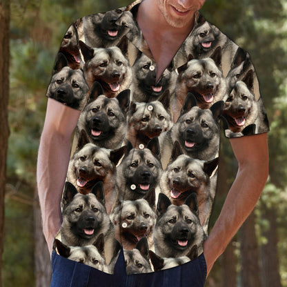 Norwegian Elkhound Awesome D0307 - Hawaii Shirt