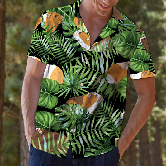 Guinea Pig Green Tropical G5703 - Hawaii Shirt