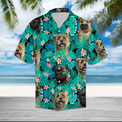 Cairn Terrier Tropical T0307 - Hawaii Shirt