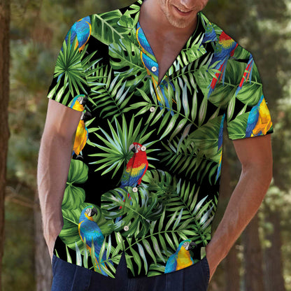 Parrot Green Tropical G5703 - Hawaii Shirt