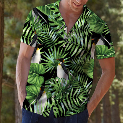Penguin Green Tropical G5703 - Hawaii Shirt