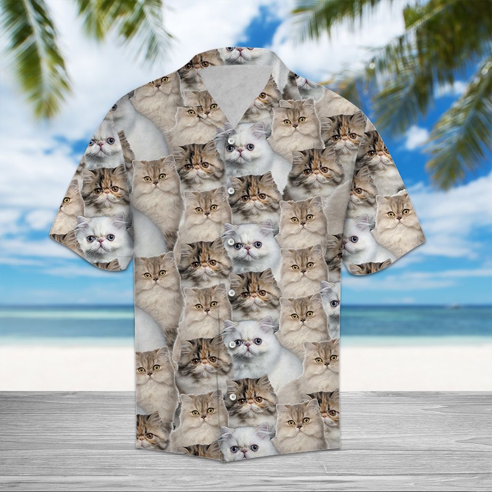 Persian Cat Awesome D0307 - Hawaii Shirt