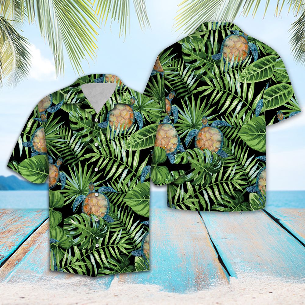 Turtle Green Tropical G5703 - Hawaii Shirt