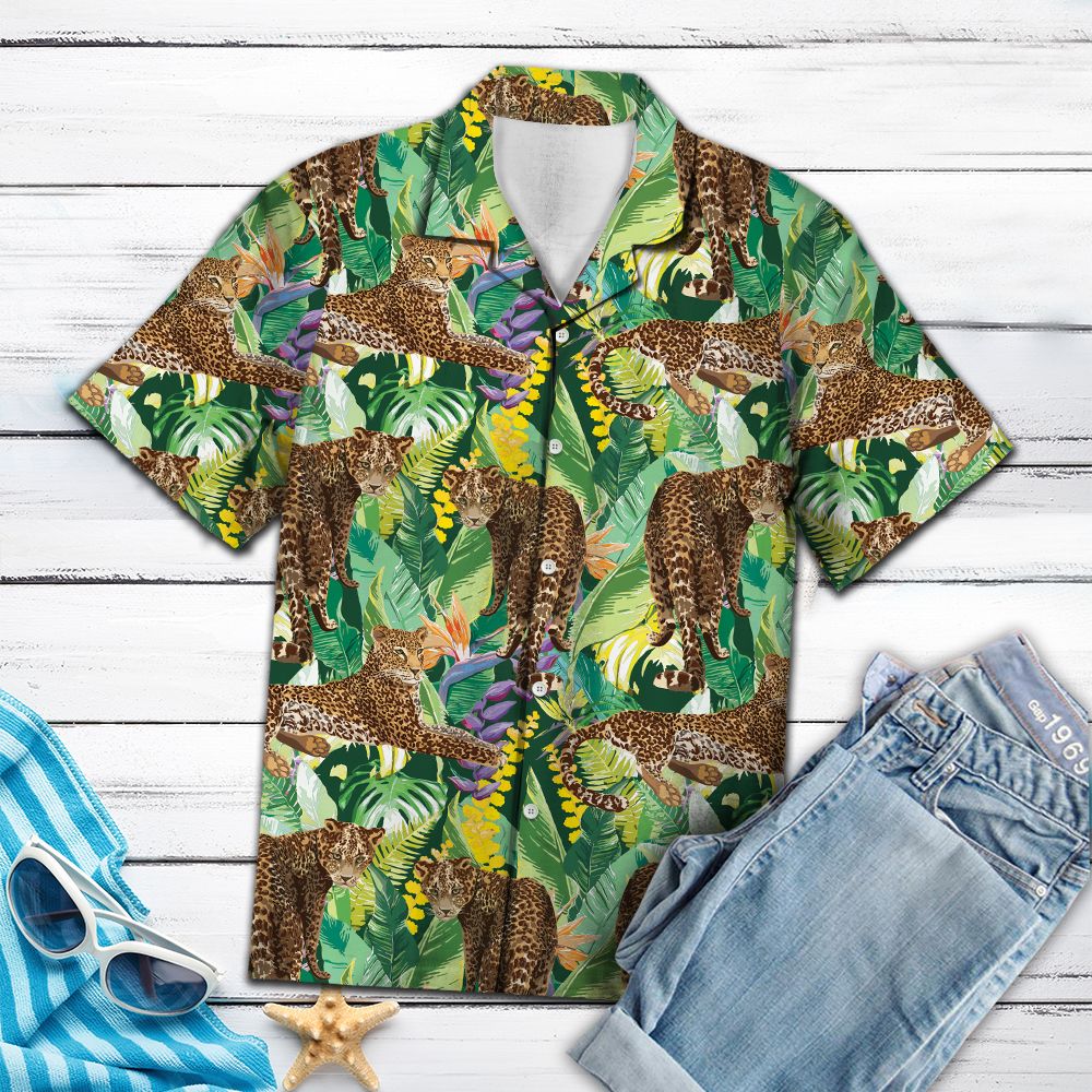 Leopard Tropical G5703 - Hawaii Shirt