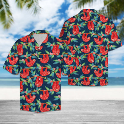 Happy Sloth G5703 - Hawaii Shirt