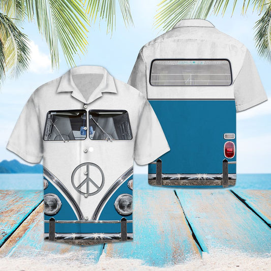 Blue Hippie Bus G5703 - Hawaii Shirt