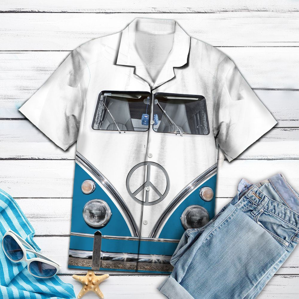 Blue Hippie Bus G5703 - Hawaii Shirt
