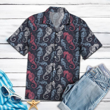 Amazing Seahorse H3751 - Hawaii Shirt