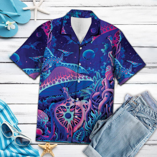 Psychedelic Mushroom G5703 - Hawaii Shirt