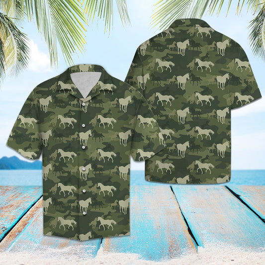 Horse Camo G5703 - Hawaii Shirt