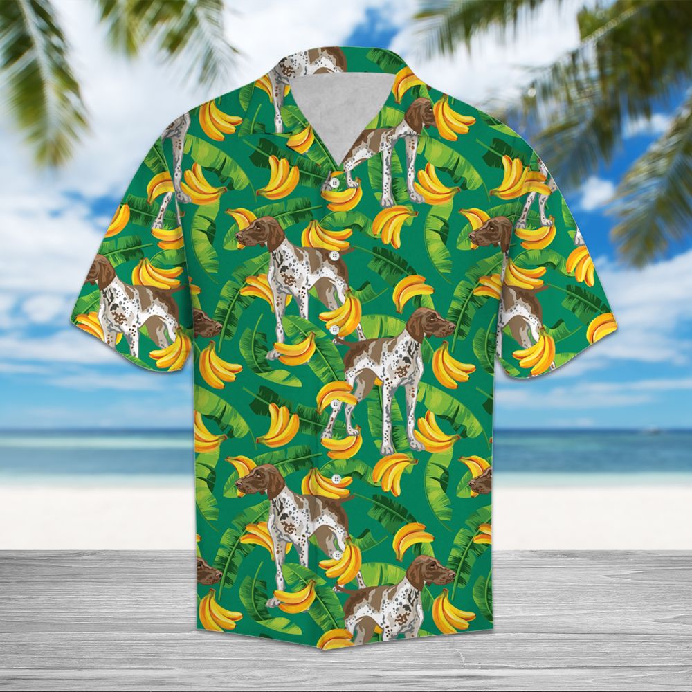 Tropical Banana German Shorthaired Pointer H3702 - Hawaii Shirt