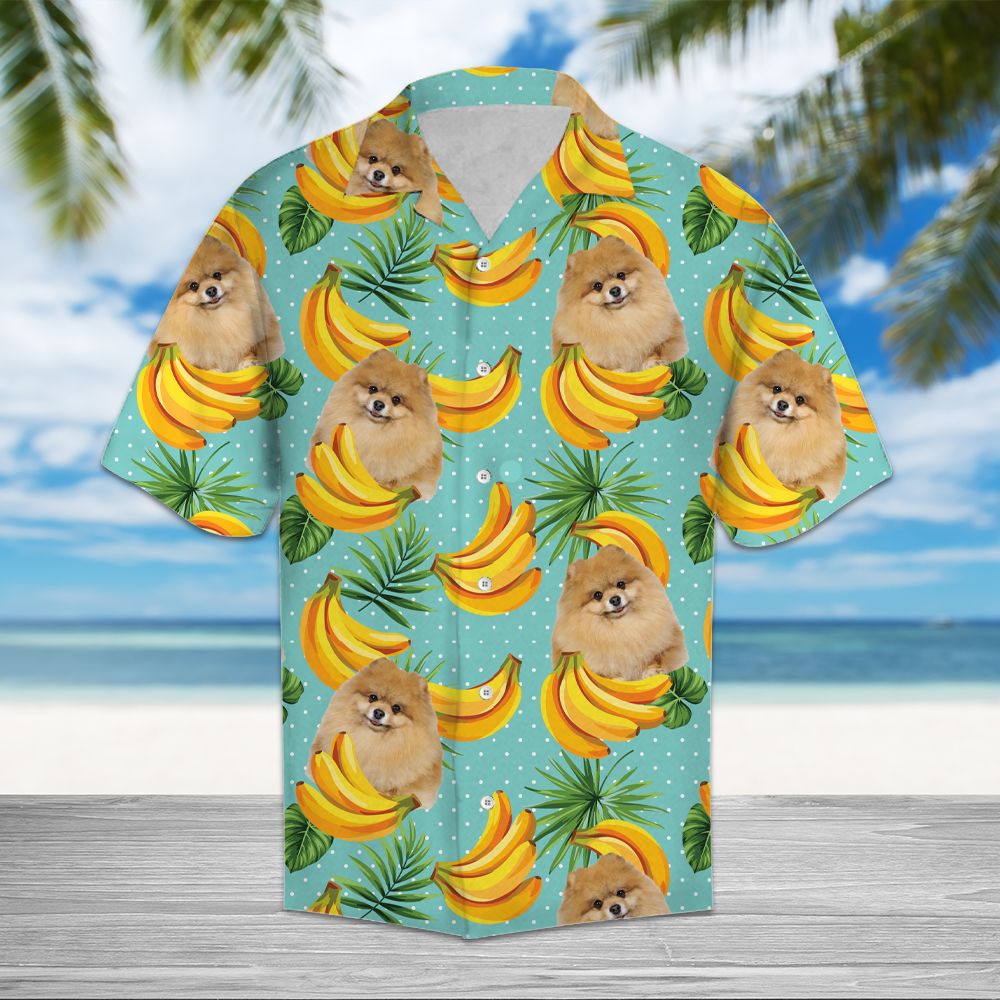 Tropical Banana Pomeranian H3720 - Hawaii Shirt