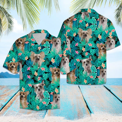 Chinese Crested Tropical T0307 - Hawaii Shirt