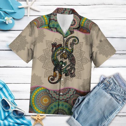 Lizards Mandala G5703 - Hawaii Shirt